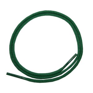 Schuhband Schnürsenkel 1 Paar Baumwolle 50cm rund grün (0128)