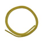 Schuhband Schnürsenkel 1 Paar Baumwolle 50cm rund gelb (0129)