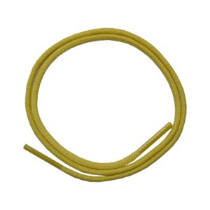 Schuhband Schnürsenkel 1 Paar Baumwolle 50cm rund gelb (0129)