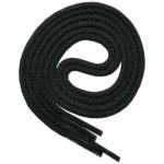Schuhband Schnürsenkel 1 Paar Baumwolle 50cm rund schwarz (0132)