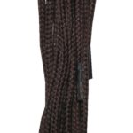 Schuhband Schnürsenkel 1 Paar Polyester 90cm rund braun (10012)