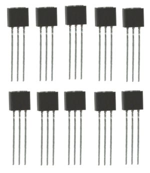 Transistor BC547C NPN 45V 0.1A TO92 10 Stück (0037)