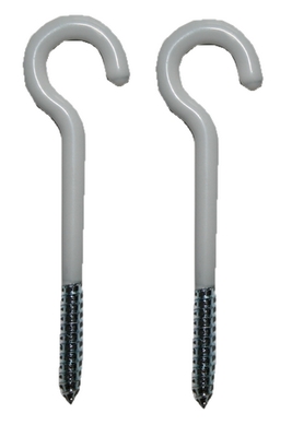 Deckenhaken Kunststoffbeschichtet Stahlhaken Wandhaken 70 mm 2 Stück (0061)