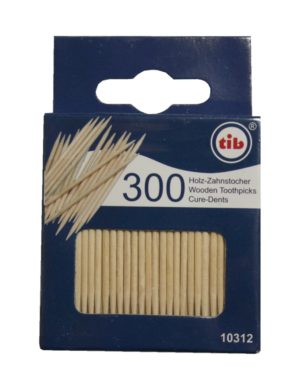Zahnstocher Zahnhölzer Holz 300 Stück (0267)