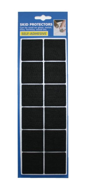 Filzgleiter Möbelgleiter Stuhlgleiter selbstklebend schwarz (0056)