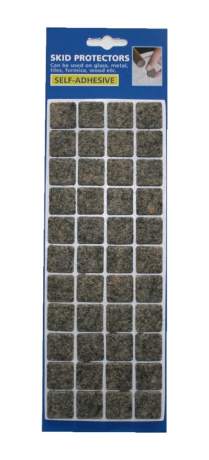 Filzgleiter Möbelgleiter Stuhlgleiter selbstklebend grau meliert (0064)