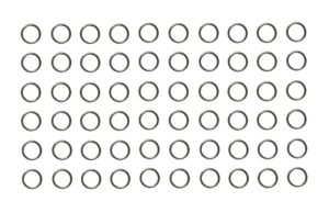 Verbindungsring Biegering 0,6mm silberfarben 60 Stück (0061)