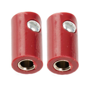 Zwergkupplung HO-Kupplung 2,6 mm Schraubanschluss braun 2 Stück (0874)