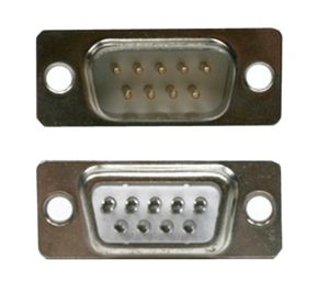 D-Sub Stecker 9 polig männlich Lötanschluss 2 Stück (0221)