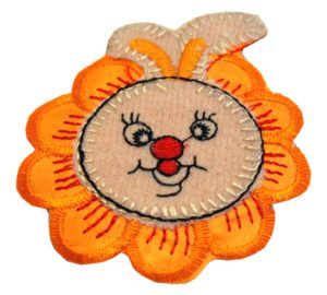 Aufnäher Bügelbild Aufbügler Sonne 60x80mm (1001)