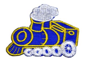 Aufnäher Bügelbild Aufbügler Lok 60x65mm (1002)