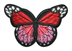 Aufnäher Bügelbild Aufbügler Schmetterling 45x70 mm (1057)