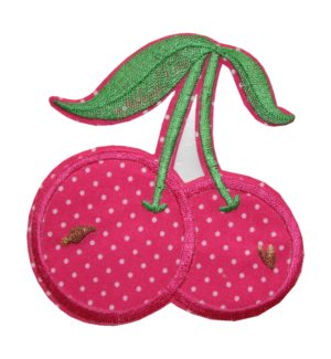 Aufnäher Bügelbild Aufbügler Kirsche 80x90mm (1078)