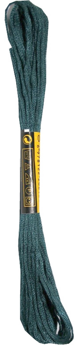 Stickgarn Mouline Stickwolle Stickfaden 8 m anthrazit (2030 - 610)