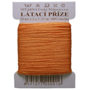 Stopfgarn Stopfwolle Baumwolle Tex 20-2-3 orange 25 m (2734)