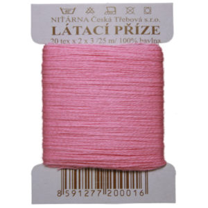Stopfgarn Stopfwolle Baumwolle Tex 20-2-3 rosa 25 m (3434)