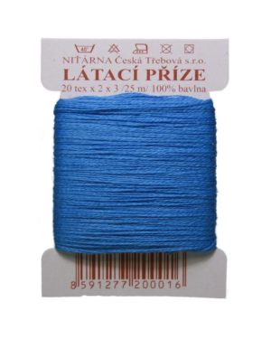 Stopfgarn Stopfwolle Baumwolle Tex 20-2-3 blau türkis 25 m (5544)