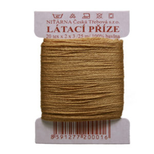 Stopfgarn Stopfwolle Baumwolle Tex 20-2-3 gold sand 25 m (8274)