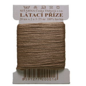 Stopfgarn Stopfwolle Baumwolle Tex 20-2-3 beige 25 m (8844)