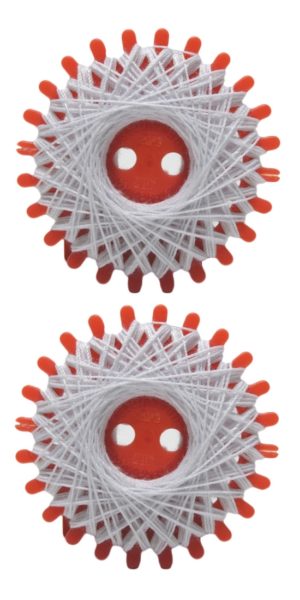 Sternzwirn Polyester 20/3 2x20m weiß 2 Stück (1000)