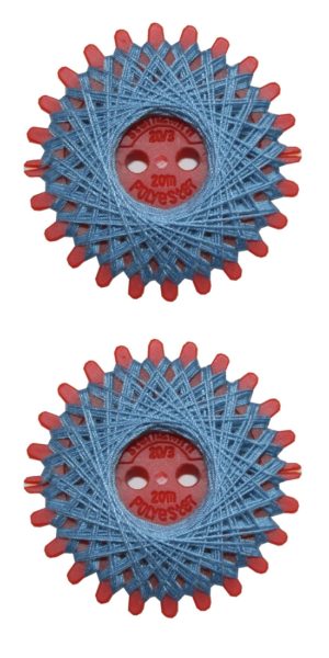 Sternzwirn Polyester 20/3 2x20m blau 2 Stück (1017)