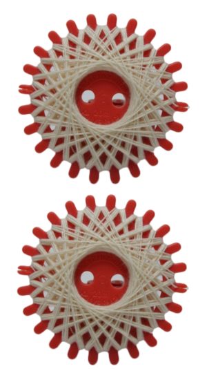 Sternzwirn Polyester 20/3 2x20m creme 2 Stück (1031)