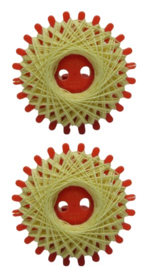 Sternzwirn Polyester 20/3 2x20m hellgelb 2 Stück (1076)