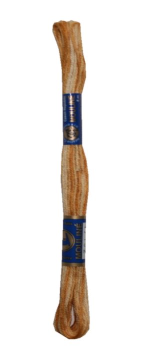 Stickgarn Stickfaden Mouline 100% Baumwolle 8 m beige ombre (7103)