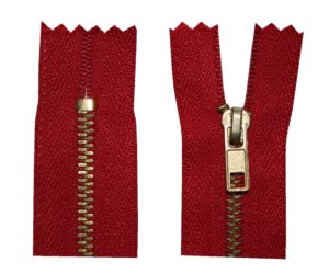 Reißverschluss 18 cm spiralförmig nicht trennbar rot (1804)