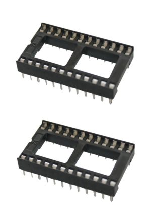 IC-Sockel IC-Fassung 24-polig DIP DIL24 2 Stück (0063)