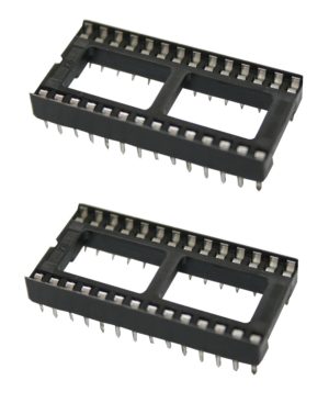 IC-Sockel IC-Fassung 28-polig DIP DIL28 2 Stück (0064)