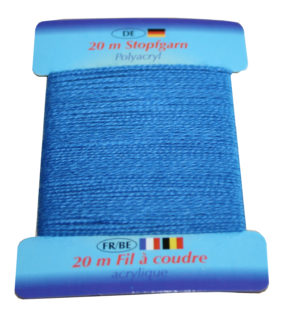 Stopfgarn Stopftwist Polyacryl Ne 10/2 20 m blau bleu (1020)