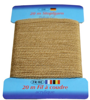 Stopfgarn Stopftwist Polyacryl Ne 10/2 20 m gold sand (1036)