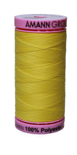 Zwirn 100 % Polyester ASPO PES 120 Amann gelb 500 m (0113)