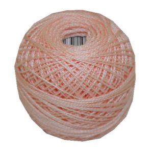 PERLOVKA Kreuzstichgarn Baumwolle Perlgarn 10g 85m rose haut (2302)