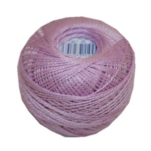 PERLOVKA Kreuzstichgarn Baumwolle Perlgarn 10g 85m flieder lila (4222)