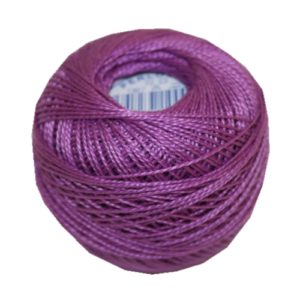 PERLOVKA Kreuzstichgarn Baumwolle Perlgarn 10g 85m violett lila (4352)