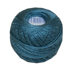 PERLOVKA Kreuzstichgarn Baumwolle Perlgarn 10g 85m türkismint (5182)