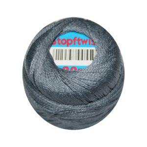 Stopftwist Stopfgarn Baumwolle mercerisiert 20 m dunkelgrau (0870)