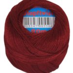 Stopftwist Stopfgarn Baumwolle 8-fach mercerisiert 20 m weinrot (0884)