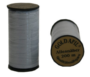 Nähmaschinen Nähgarn Polyester 40/2 silbergrau 200m (1004)