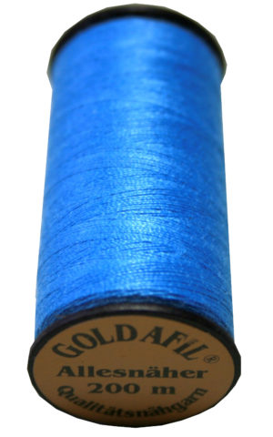 Nähmaschinen Nähgarn Polyester 40/2 blau 200 m (1020)