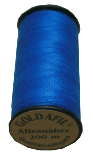 Nähmaschinen Nähgarn Polyester 40/2 blau 200 m (1021)