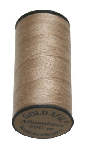 Nähmaschinen Nähgarn Polyester 40/2 beige 200 m (1034)