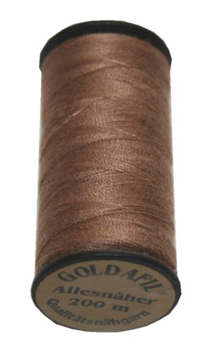 Nähmaschinen Nähgarn Polyester 40/2 braun 200 m (1039)