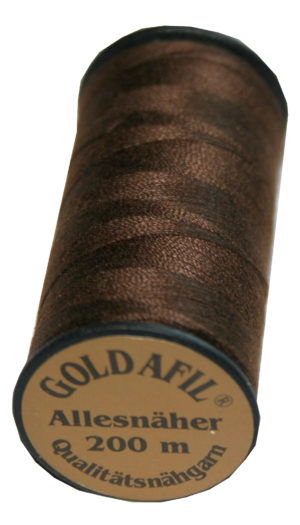 Nähmaschinen Nähgarn Polyester 40/2 braun 200 m (1041)