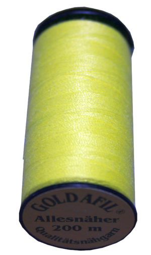 Nähmaschinen Nähgarn Polyester 40/2 gelb 200 m (1077)