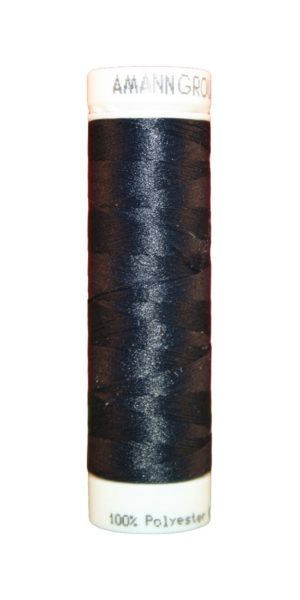 Elastischer Zwirn Polyester ASPOTEX 120 Amann 100m marine blau (0827)