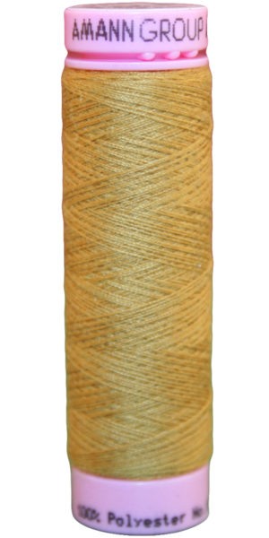 Zwirn 100 % Polyester ASPO PES Amann Bernstein Goldsand 100 m (1130)