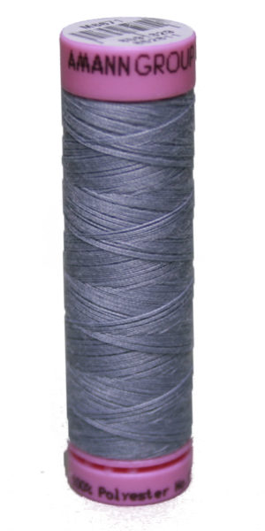 Zwirn 100 % Polyester ASPO PES 120 Amann hellgrau 100 m (1138)